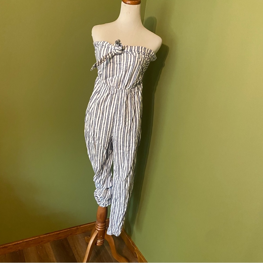 Striped Aerie Jumpsuit